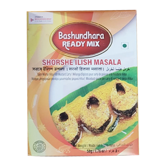Shorshe Ilish masala bashundhara ready mix 50g- sorisha ilish mosolla- Shorshe Ilish Masala Bashundhara Fertigmischung
